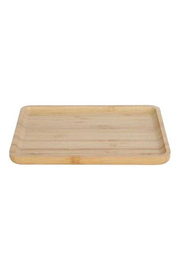 Wooden Serving Tray Beige 28centimeter