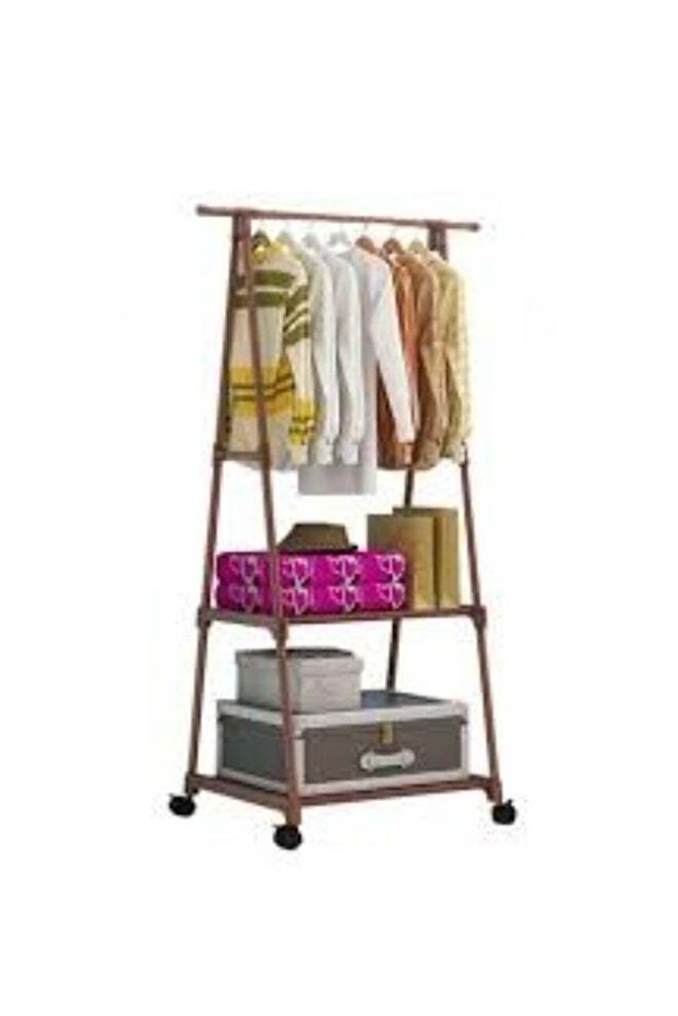 Simple Modern Coat Rack Clothing Store Window Display Stand Solid Clothes Rack Portable Extra Large Rack