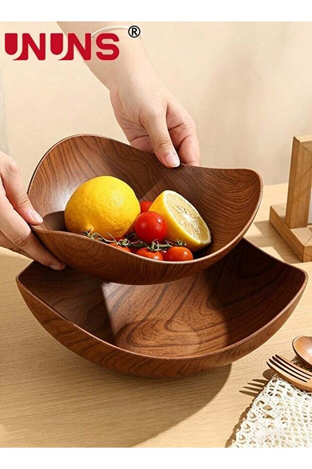 2pcs Fruit Bowls,Fruit Plate,Candy Plate, Retro Simple Snacks,Snack Nut Plate,Desktop Fruit Display