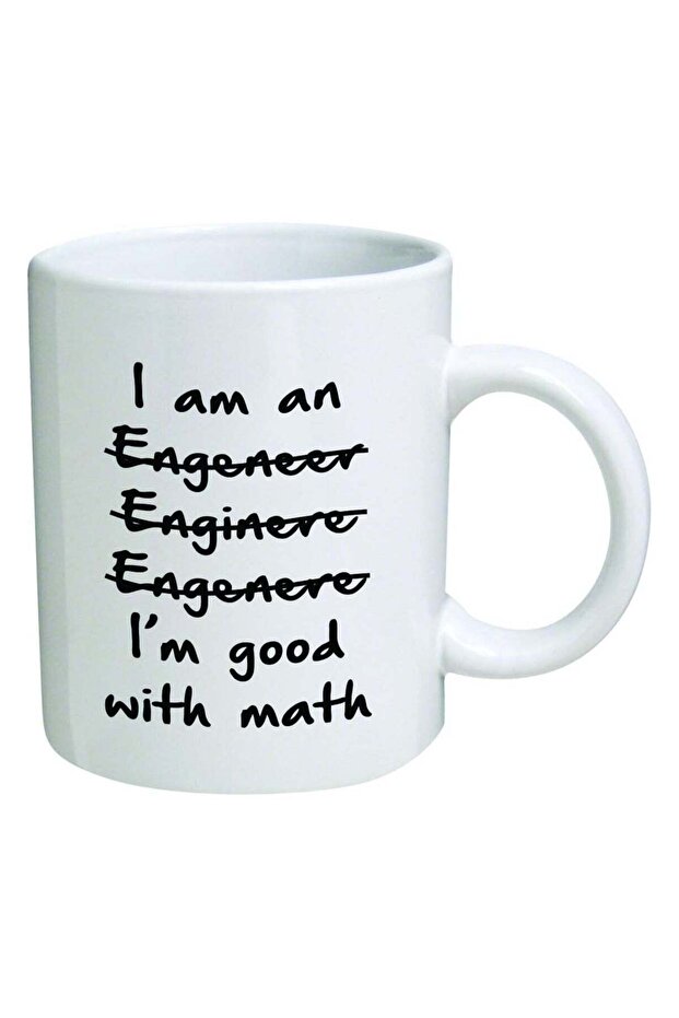 Funny Wrong I'm An Engineer Good with Math BLACK13F37 - 11 Oz Coffee Mug - Funny Inspirational and Sarcasm by A Mug To Keep TM