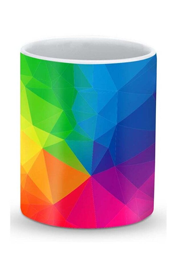Premium Air, Water, Earth, Fire Designer Mug Blue/Green/Pink