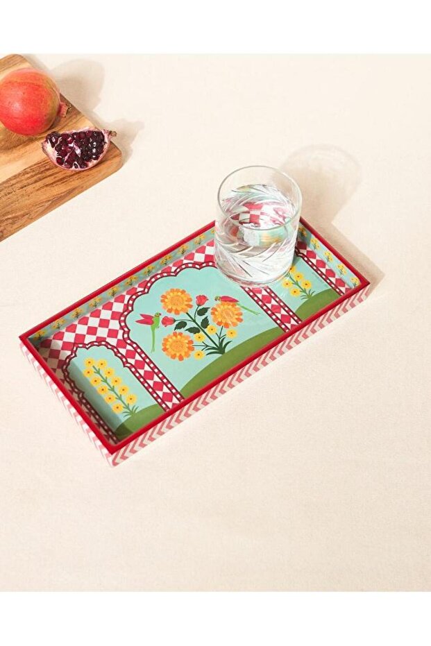 Rani Bagh Wooden Tray - 12"x6"| Palace Memoirs