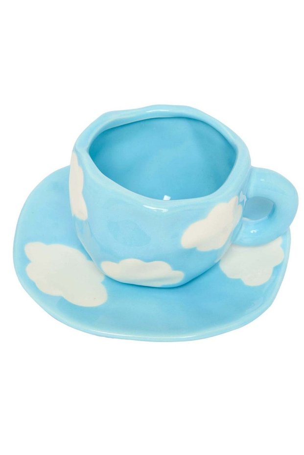 Daydream Cloud Ceramic Teacup & Saucer