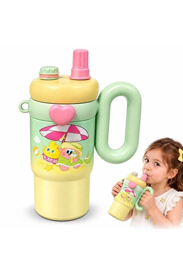 Twisoo Kids Tumbler 850ml Double-Wall Vacuum Insulated Stainless Steel