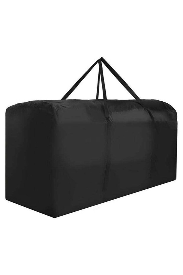 Black Large Storage Bags, 100L Waterproof Foldable Travel Duffle Bag with Reinforced Handles, Oversized Heavy Duty Moving Bags, for Bed Organize Clothing, Blanket