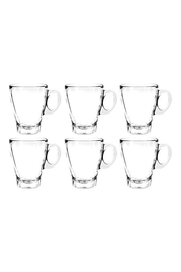 Pack Of 6 Caffe Americano Mug Clear