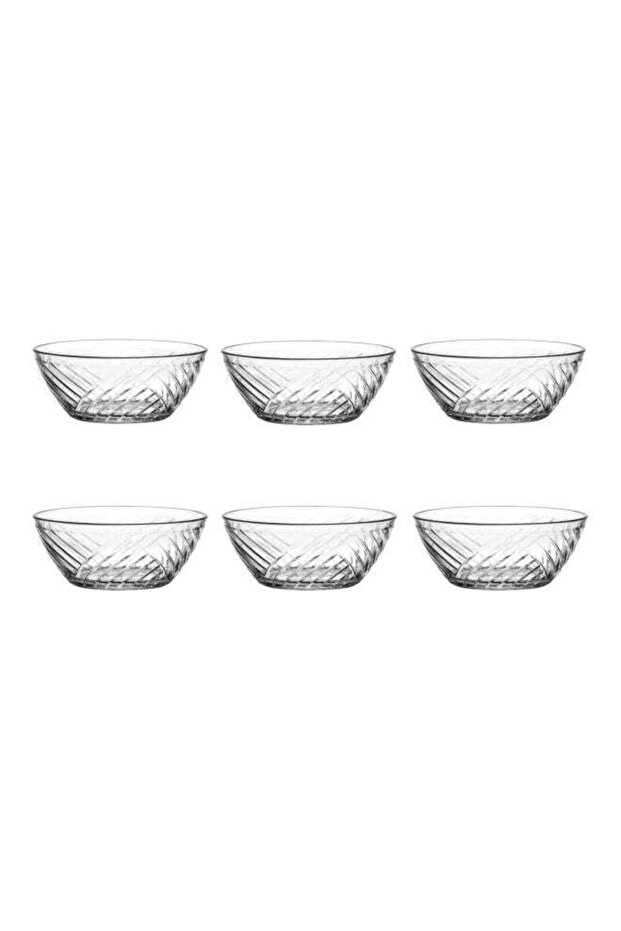 6-Piece Elis Bowl Set Clear 320ml