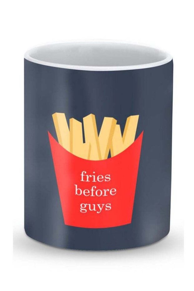 Premium Fries Before Guys Designer Mug Blue/Red/Yellow