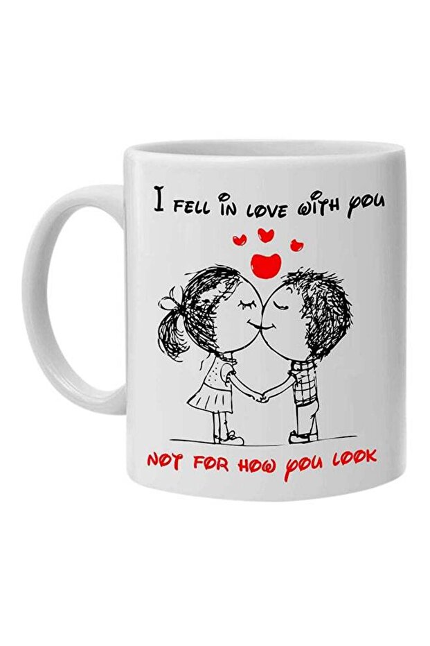 I Fell In Love With You Printed Mug White 10cm