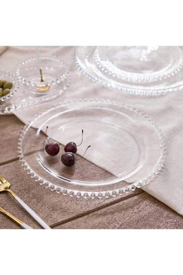 Merriam Beaded Serving Platter 34 x 2.5 cm