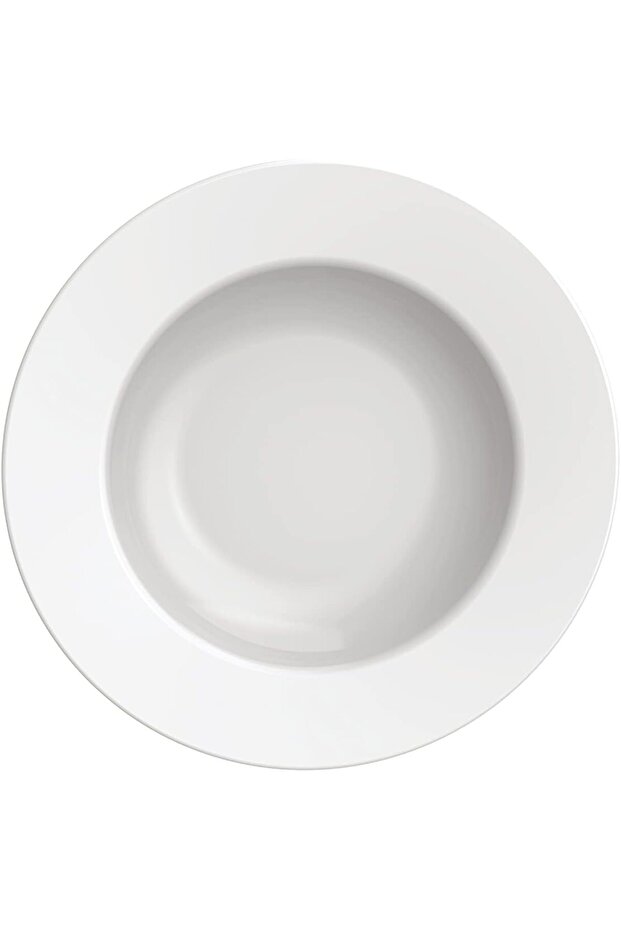 ELENA HS 23CM Deep Plate - White