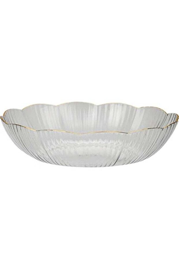 Yijuke [Gold Rim] Fruit Plate, High-End Tray, Storage Box, Living Room Snack Plate, Candy Dish, Nut