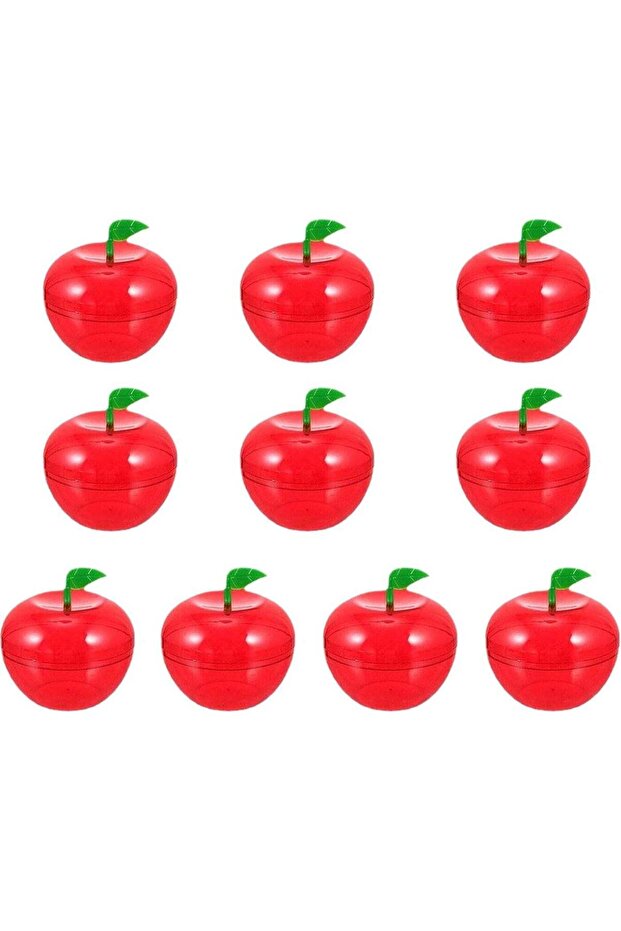 Plastic Apple Container Valentine Apple Container Teacher Gifts Bulk Back to School Candy Holder Sn