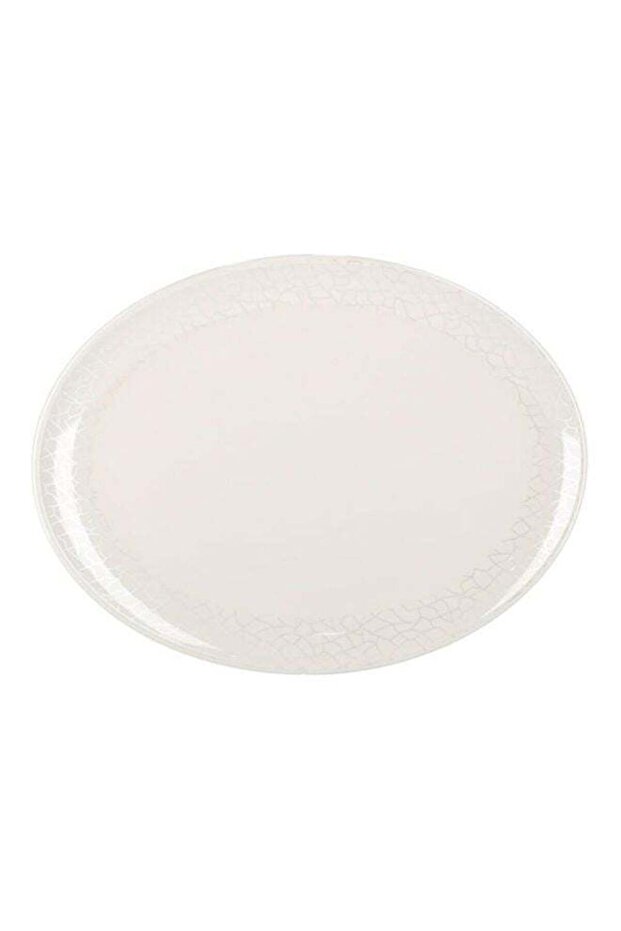 Oval Plate White 14inch