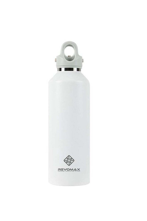 Double Walled Vacuum Insulated Water Bottle, Copper Plated, Insulated Thermos Flask, Twist-Free Cap, Stainless Steel, BPA-free, Phthalate-free, No Flavour-Staining, 32oz/950ml, Matte White