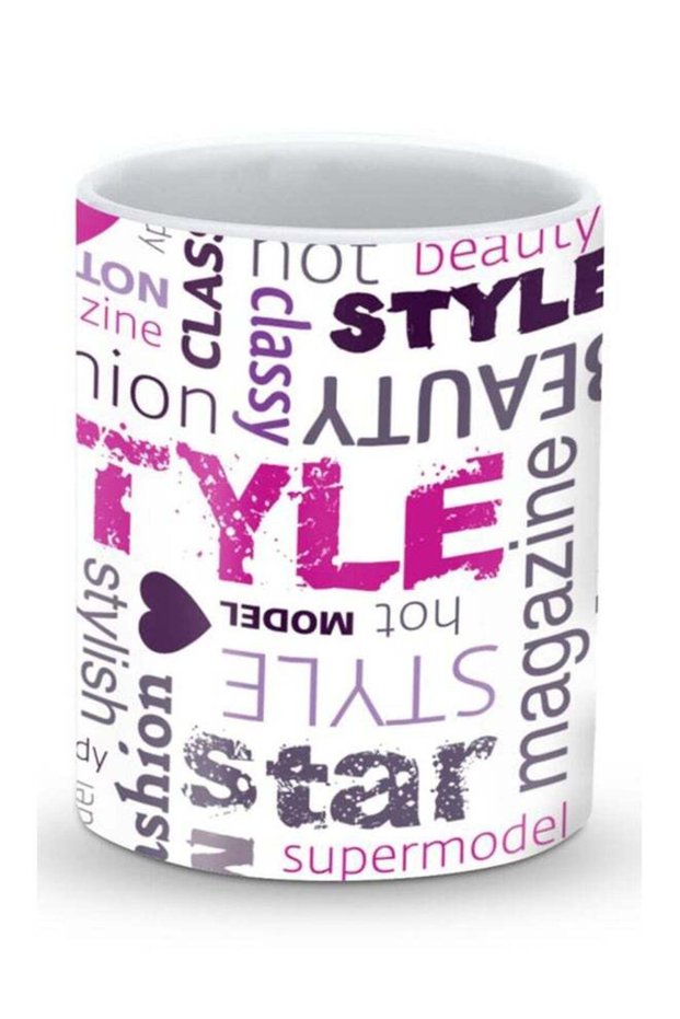 Premium Fashion Statement Designer Mug White/Pink