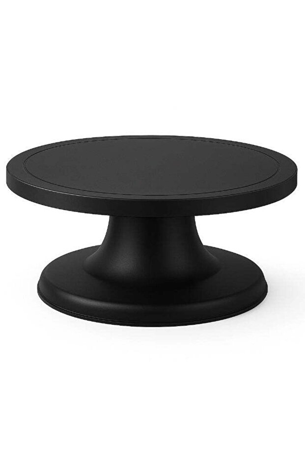 Beram Rotating Cake Decorating Table Black 360° Spinning Turntable Stand for Cake Icing Frosting Ba