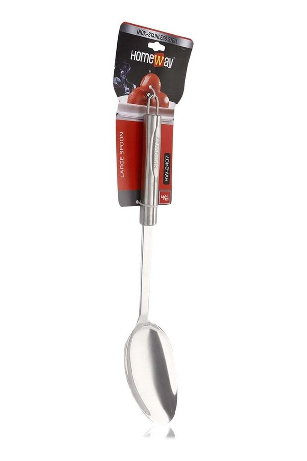Homeway Stainless Steel-Handle Stainless Steel Ladle – Durable and Elegant for All Kitchen Uses
