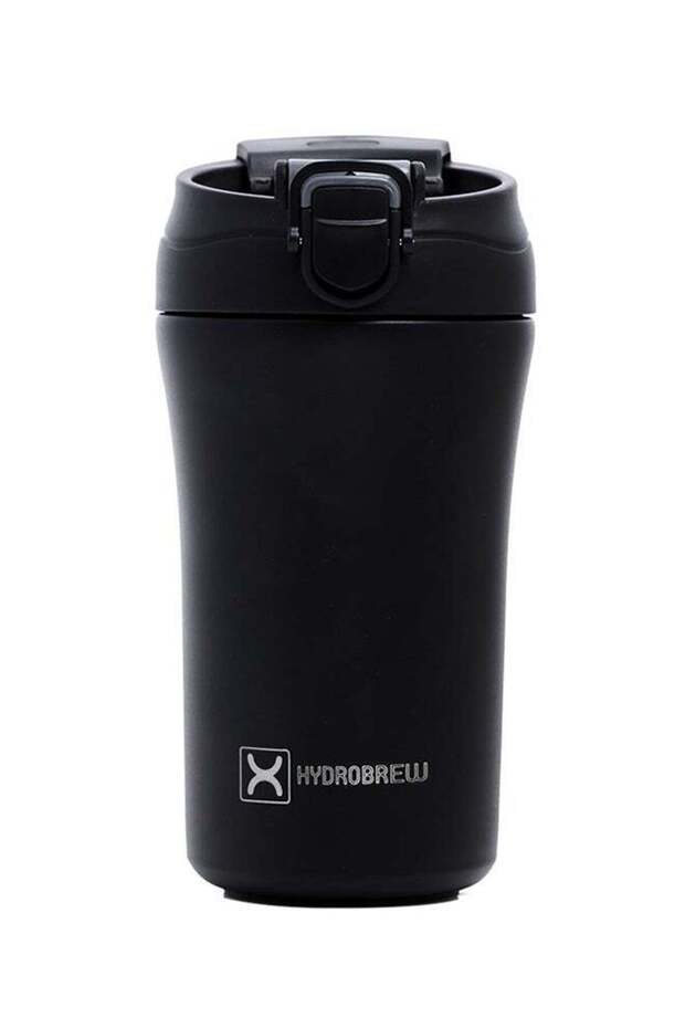 Double Wall Insulated Tumbler Water Bottle 400 Ml - Black