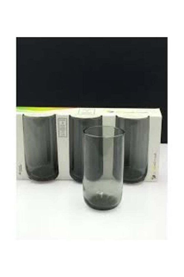 420805 Iconic Gray Soft Drink Water Glass 3 Pieces - 365cc