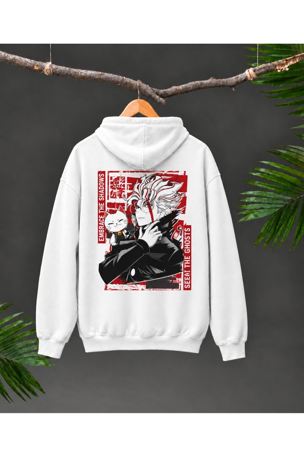 Jujutsu Kaisen Ryomen Sukuna Printed Hooded Anime Hoodie Unisex Sweatshirt