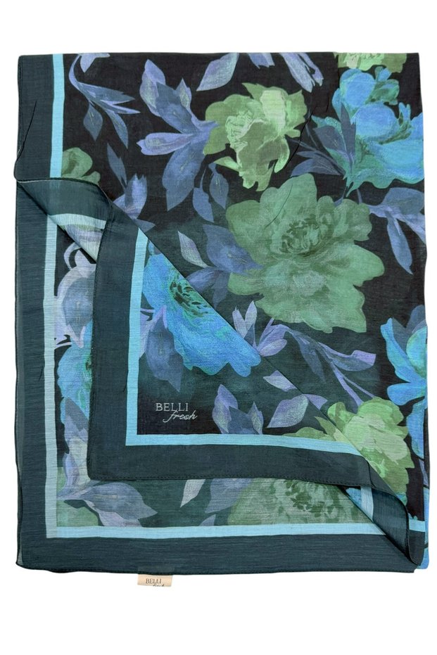 Fresh Sanda Shawl - 1362-103 Navy Blue