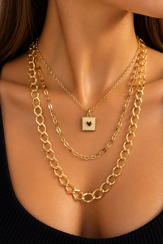 Women's Multi-Pendant Necklace