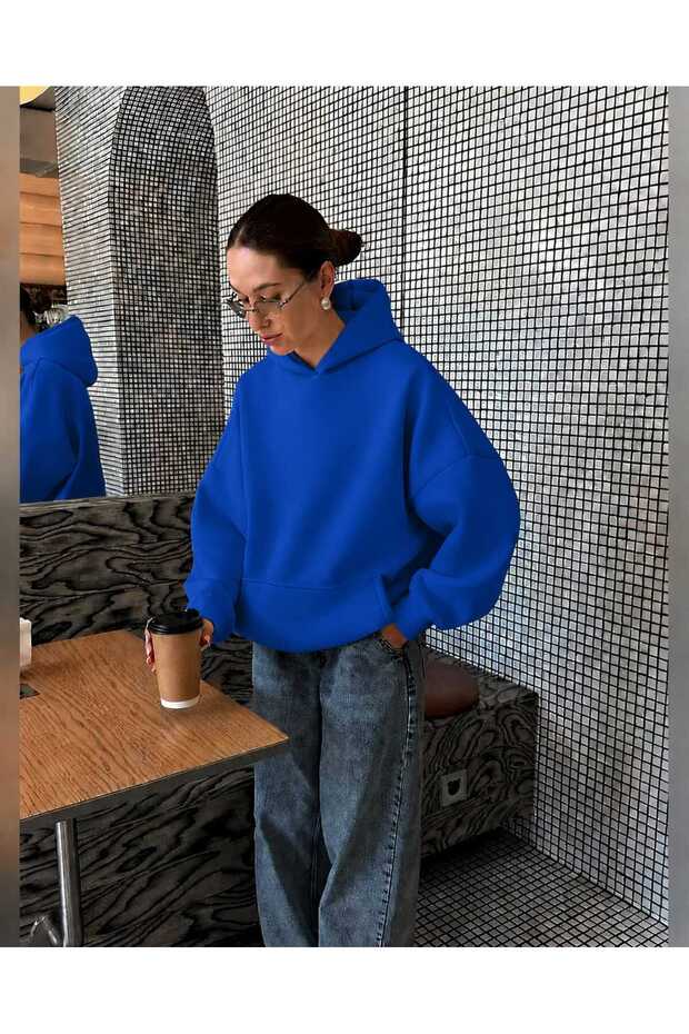 3 Yarn Combed Cotton Hooded Sweatshirt Lk1