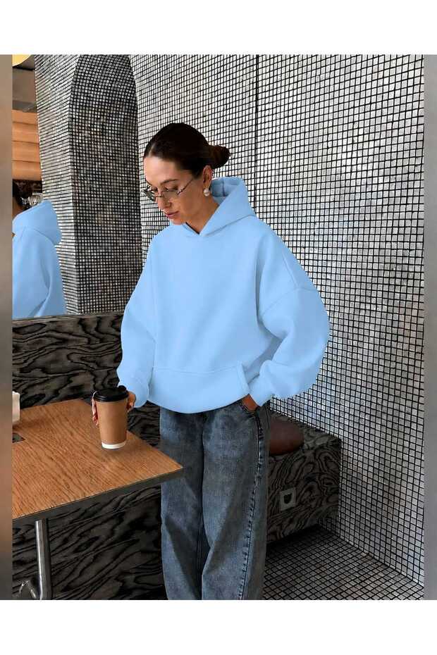 3 Yarn Combed Cotton Hooded Sweatshirt Lk1