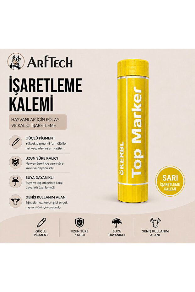 İŞARETLEME KALEMİ SARI