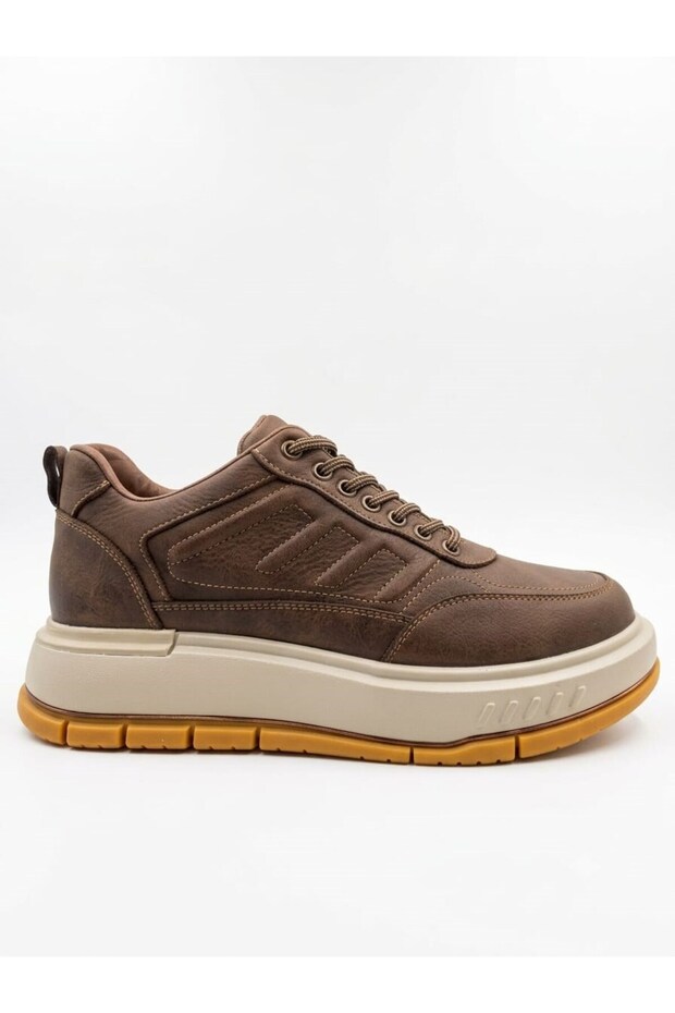 Men's Genuine Leather Thick Sole Comfortable Non-Slip Sole Daily Casual Shoes