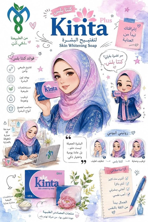 صابون بلس للعناية الطبيعية - 125 جرام