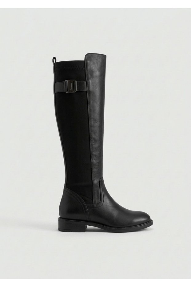 26K-188-R6263 Genuine Leather with Lycra Back, Above the Knee Boots for Women