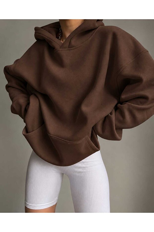3 Yarn Combed Cotton Hooded Sweatshirt Lr4