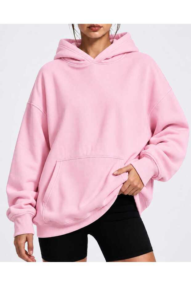 3 Yarn Combed Cotton Hooded Sweatshirt Lt2