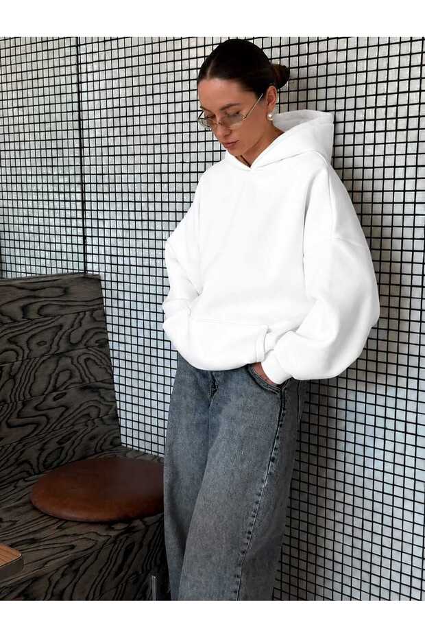 3 Yarn Combed Cotton Hooded Sweatshirt Lq3