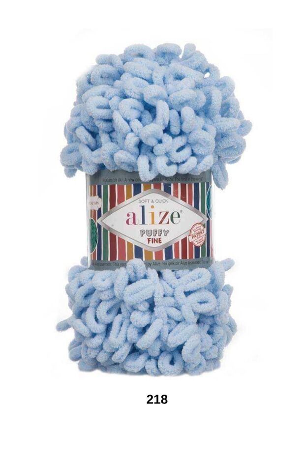 1 piece alize puffy fine hand knitted heart pillow blanket scarf finger knitting yarn - color: 218