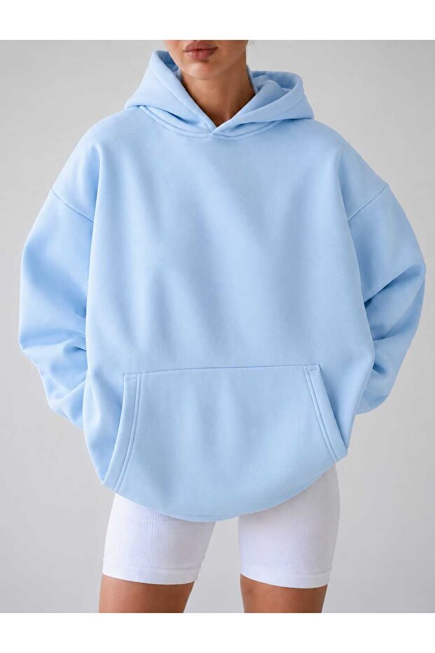 3 Yarn Combed Cotton Hooded Sweatshirt Lr5