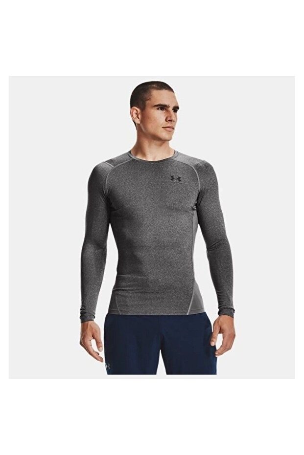 1361524-090 Men's Heatgear Armour Compression Long Sleeve Sweatshirt
