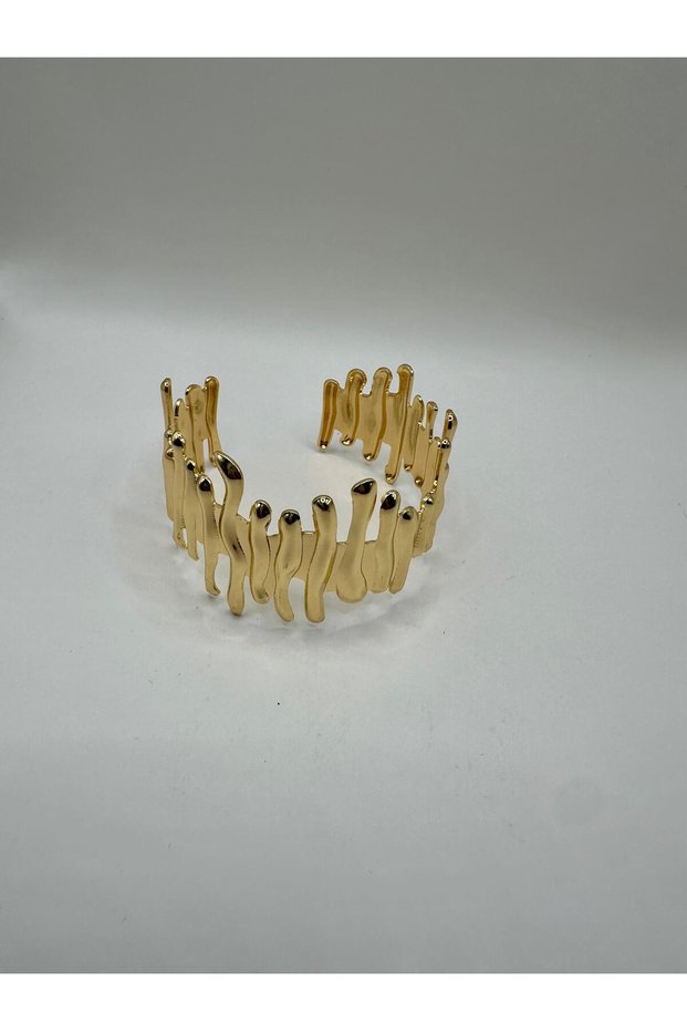 Adjustable Zigzag Model Gold Color Bracelet