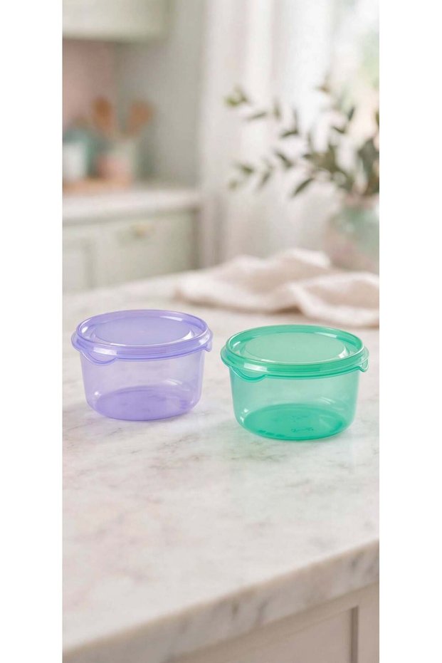 Storage Container Set of 2 0.3 Lt