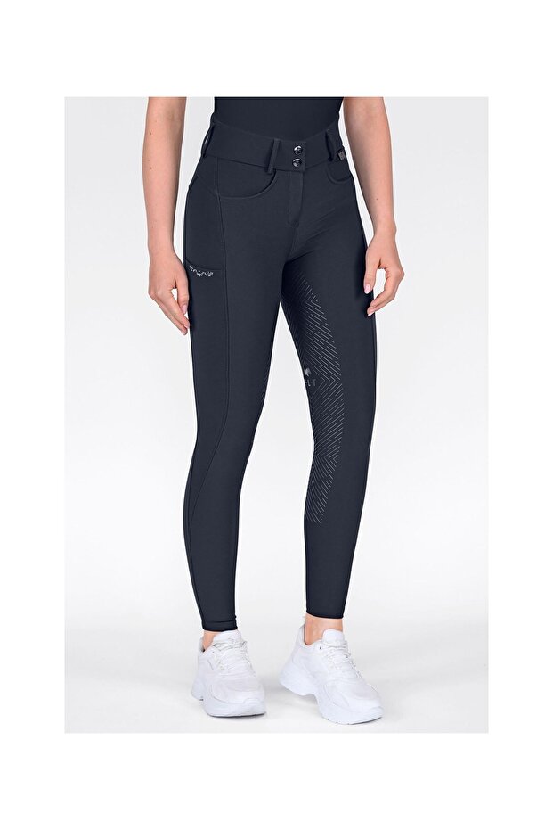 Comfort Ride Glam High Waist Silicone Full Grip Women's Riding Pants