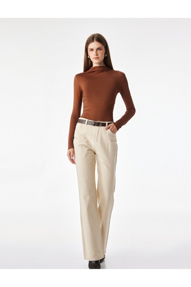 Women's Blouse 7Wak80008Ek Brown