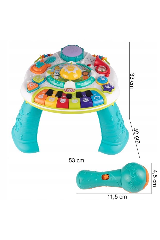 TABLETĂ INTERACTIVĂ EDUCAȚIONALĂ BLUETOOTH ANIMAȚIE ANIMALE PIAN MICROFON
