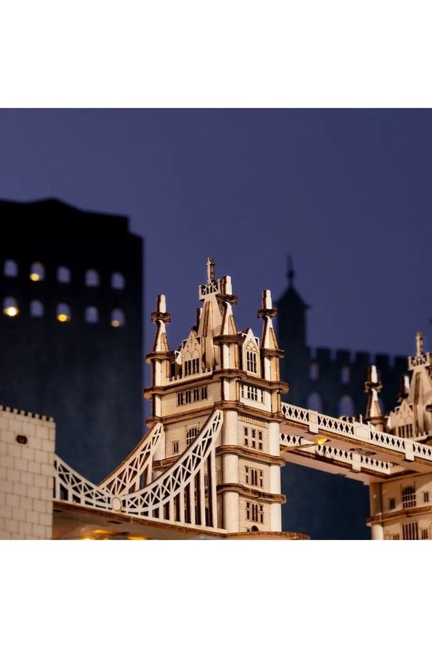 Model puzzle 3D din lemn TOWER BRIDGE