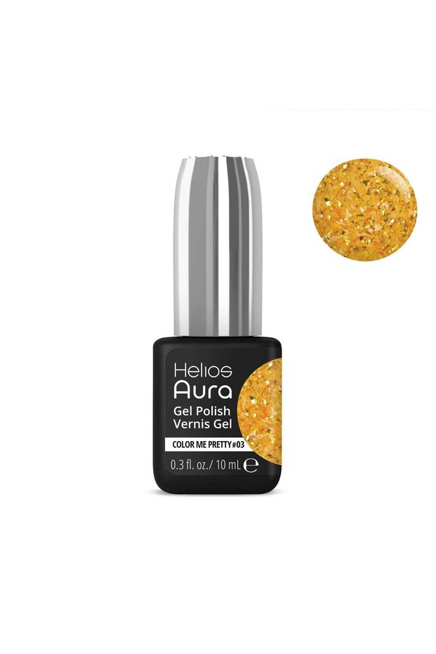 Aura Gel Polish Vernis Gel Color Me Pretty 03 Golden Amber
