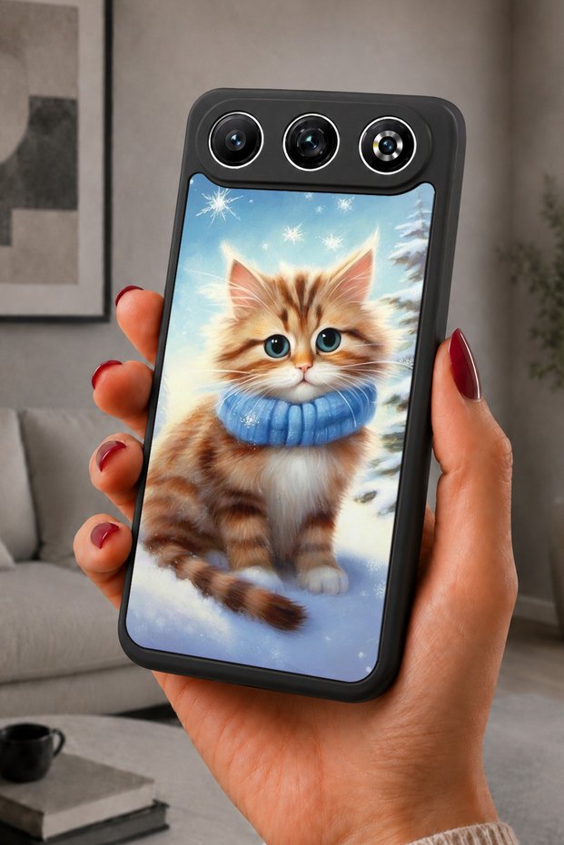 Gm 26 Compatible Printed, Matte Black, Soft Silicone, Protective, Shock-Absorbing Cover, Case