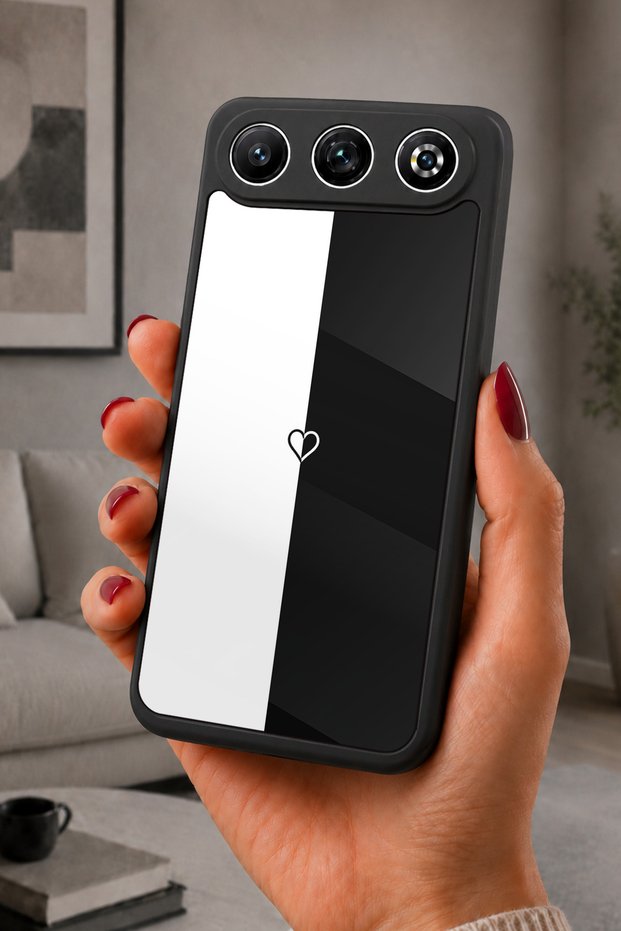 Gm 26 Compatible Printed, Matte Black, Soft Silicone, Protective, Shock-Absorbing Cover, Case