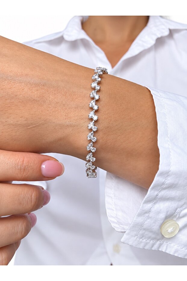 Crystal Drop Model Extended Bracelet