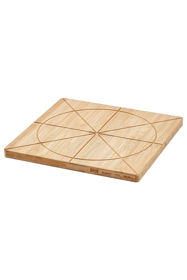 Reversible Chopping Board, Bamboo, 35x35 cm - Serving & Cutting Board